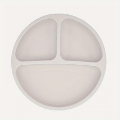 100% Silicone Suction Plates For Babies & Toddlers - Stay Put Divided Design, Microwave & Dishwasher Safe!