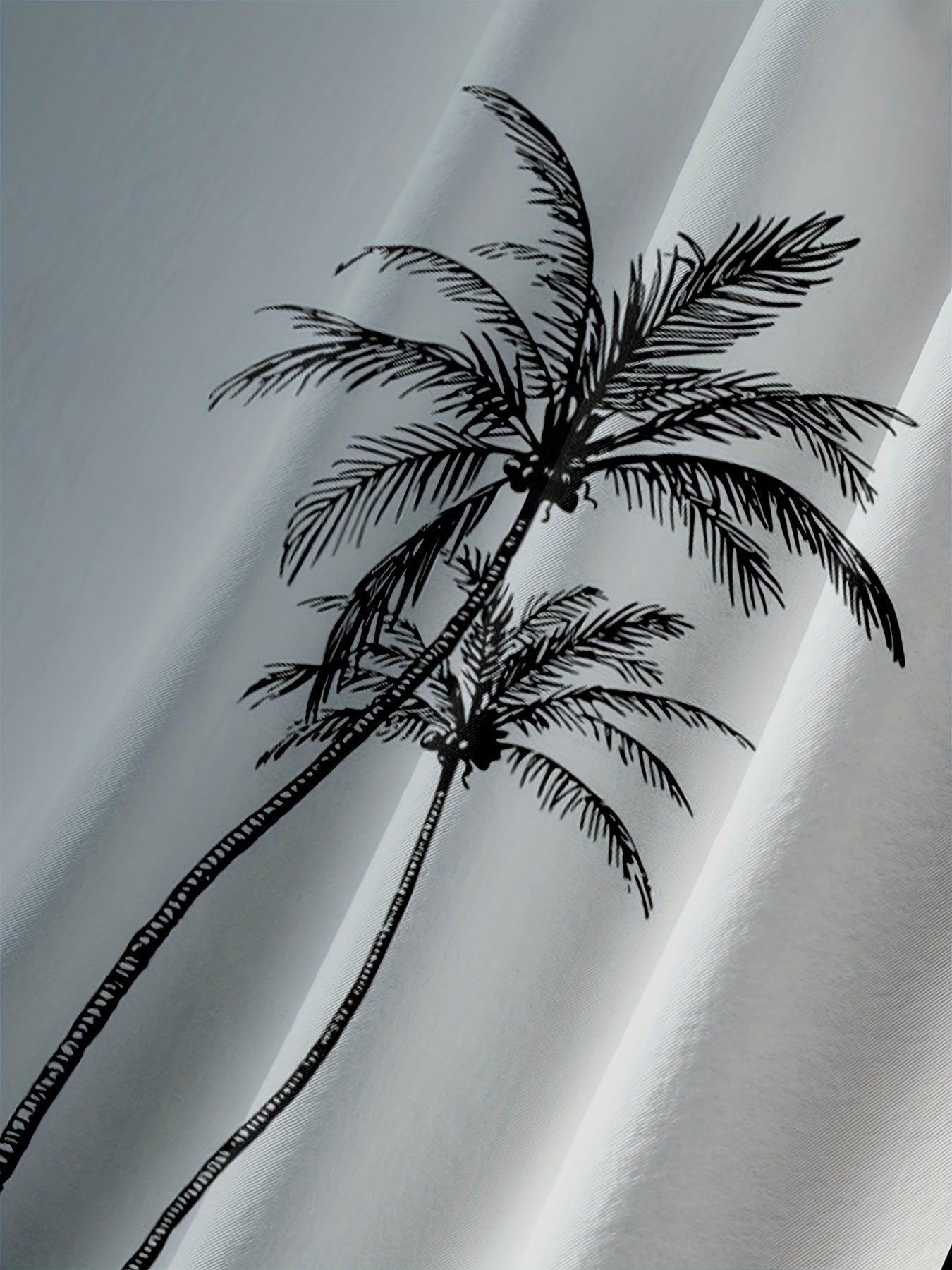 Plus Size Men's Coconut Tree Short Sleeve Hawaiian Shirt, Oversized Loose Clothing For Big And Tall Guys, Best Sellers Gifts