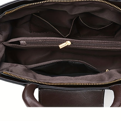 Women's Animal Printed Handbag, Fashion Large Capacity PU Leather Crossbody Bag, Versatile Outdoor Storage Bag