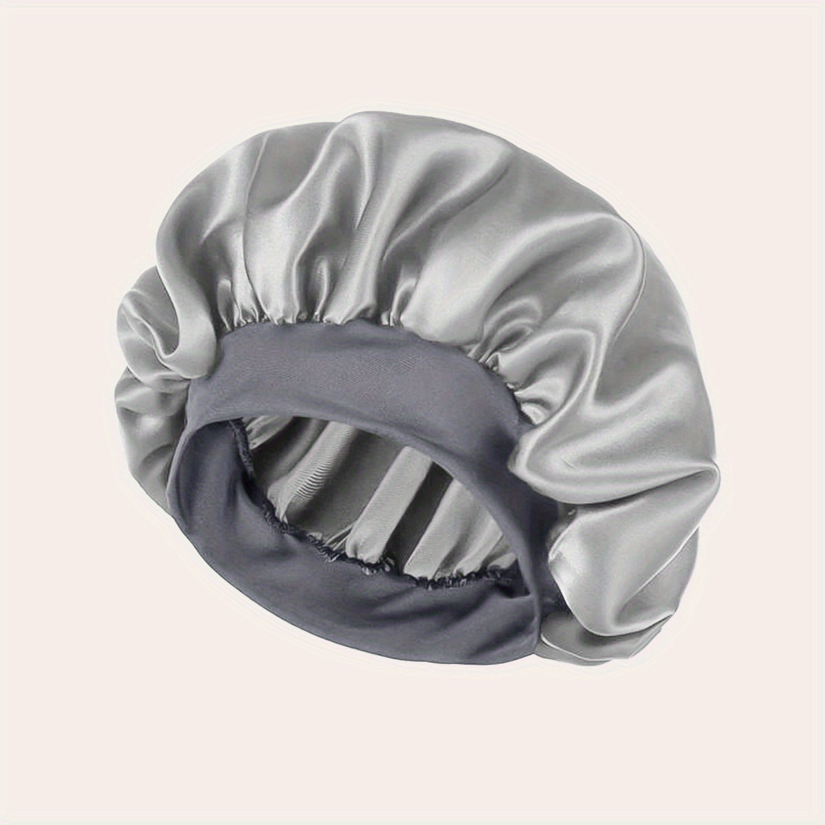 1 Pcs Satin Sleep Cap For Women, Wide Elastic Band Sleep Cap, Fashion Satin Cap For Sleeping, Night Sleeping Head Cover