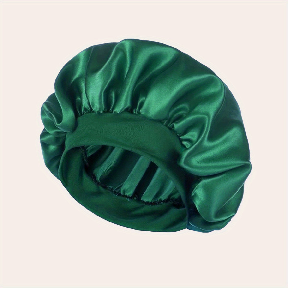 1 Pcs Satin Sleep Cap For Women, Wide Elastic Band Sleep Cap, Fashion Satin Cap For Sleeping, Night Sleeping Head Cover