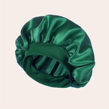 1 Pcs Satin Sleep Cap For Women, Wide Elastic Band Sleep Cap, Fashion Satin Cap For Sleeping, Night Sleeping Head Cover
