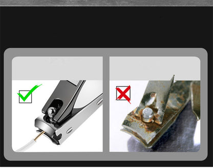 Nail Clipper, Stainless Steel Finger Toenail Clipper Manicure Nail Cutter For Men Women