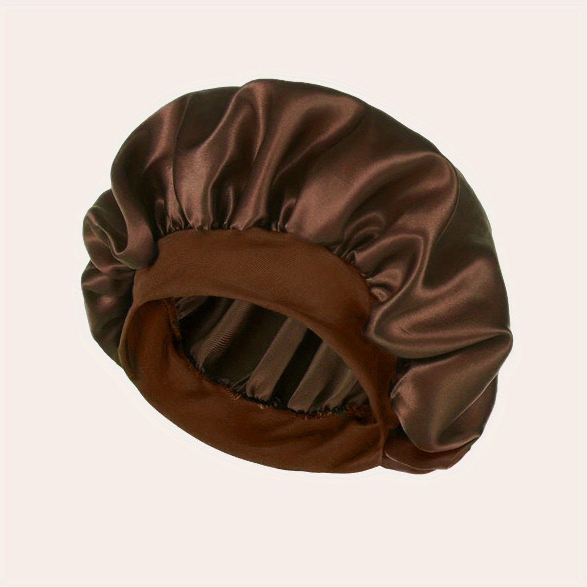 1 Pcs Satin Sleep Cap For Women, Wide Elastic Band Sleep Cap, Fashion Satin Cap For Sleeping, Night Sleeping Head Cover
