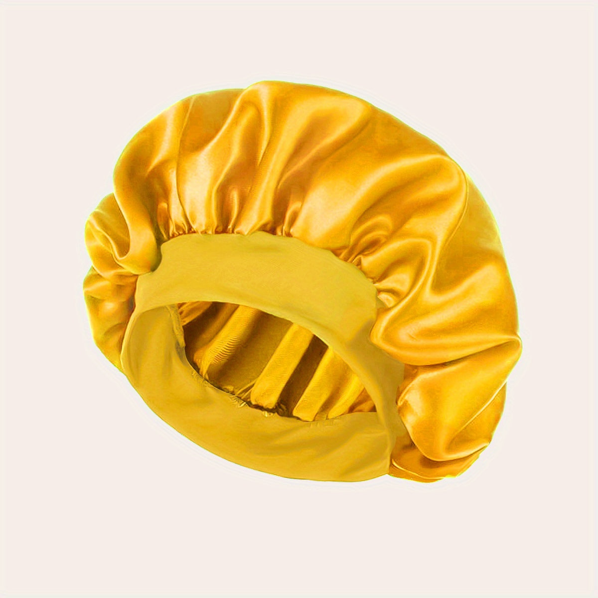 1 Pcs Satin Sleep Cap For Women, Wide Elastic Band Sleep Cap, Fashion Satin Cap For Sleeping, Night Sleeping Head Cover