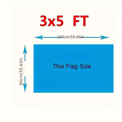 Somalia Flag 91.44x152.4 Cm Polyester Outdoor Banner Fade-Resistant with Brass Grommets Durable Weatherproof for Decor & Advertising