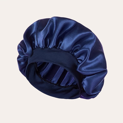 1 Pcs Satin Sleep Cap For Women, Wide Elastic Band Sleep Cap, Fashion Satin Cap For Sleeping, Night Sleeping Head Cover