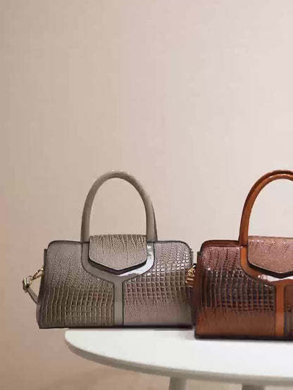 Women's Animal Printed Handbag, Fashion Large Capacity PU Leather Crossbody Bag, Versatile Outdoor Storage Bag