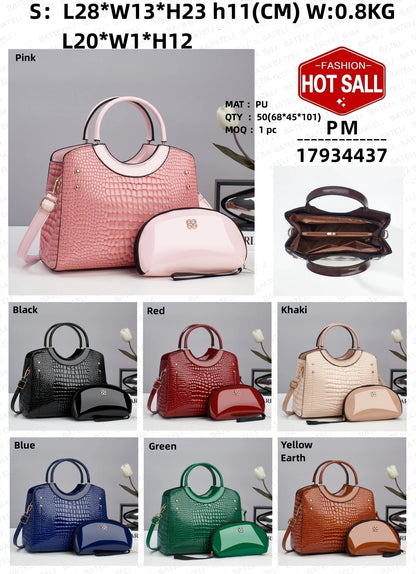 2024 Bags Women Handbags Ladies Trendy Products Pu Leather Handbag Set for Lady Tote Bag
