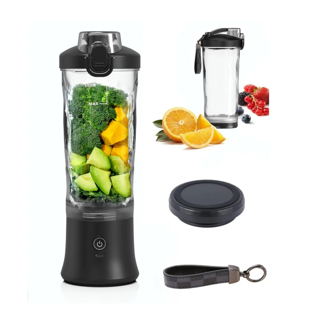 2024 Hot Sale A9 600ML Fruit Blender Electric USB Rechargeable Portable Small Blender Portable Mini Blender