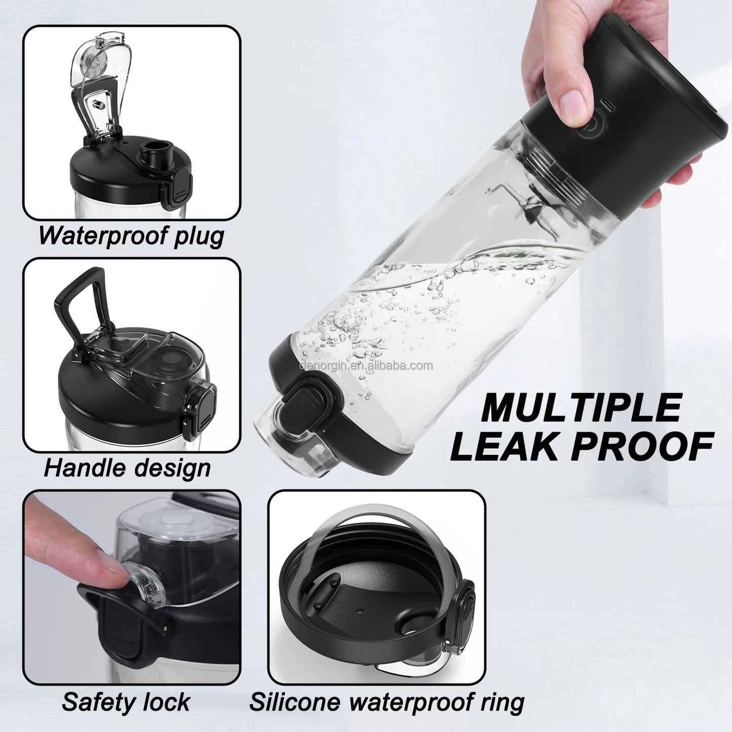 2024 Hot Sale A9 600ML Fruit Blender Electric USB Rechargeable Portable Small Blender Portable Mini Blender