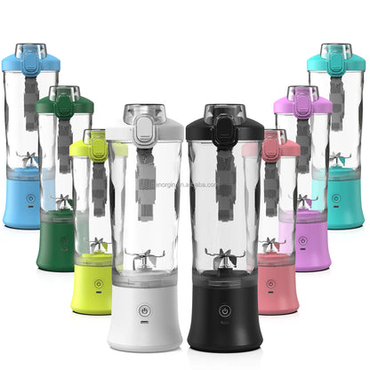 2024 Hot Sale A9 600ML Fruit Blender Electric USB Rechargeable Portable Small Blender Portable Mini Blender