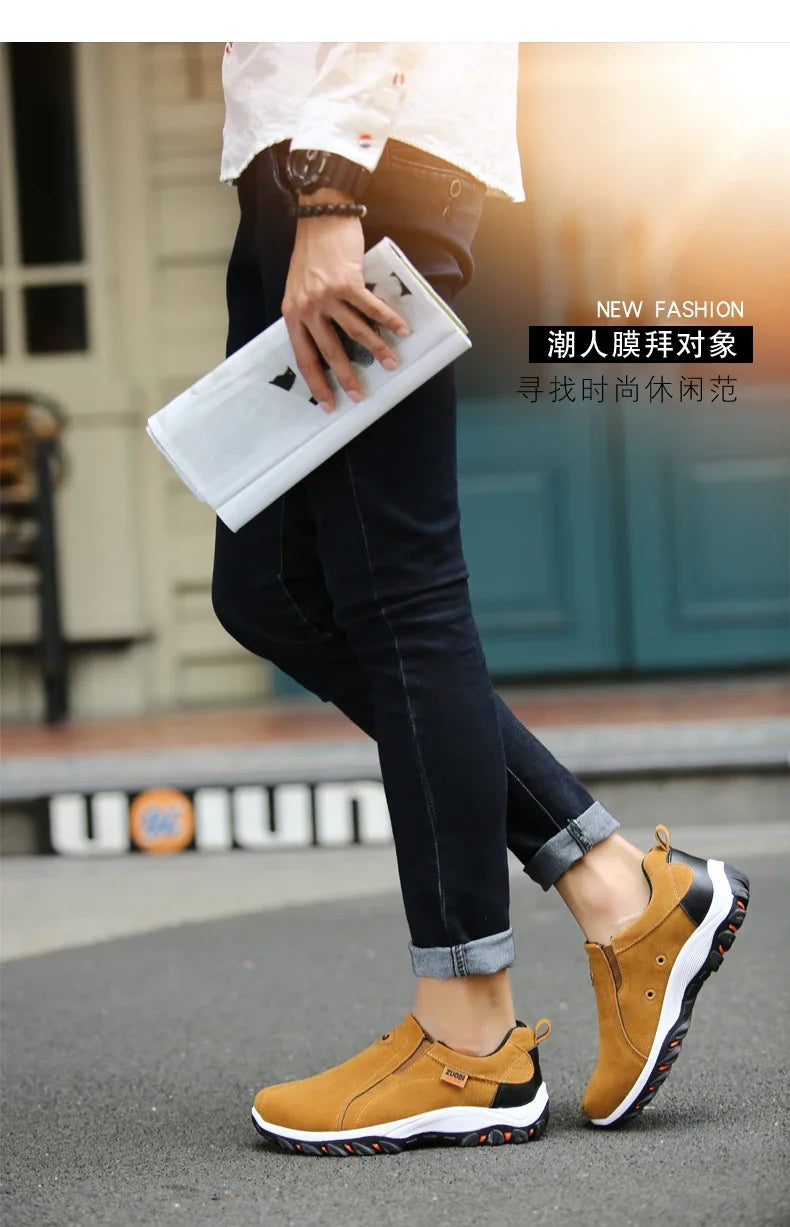 2025 Nye Menns Casual Sportsko - Lette og Komfortable Sko for Utendørs Gåing, Størrelse 38-50"