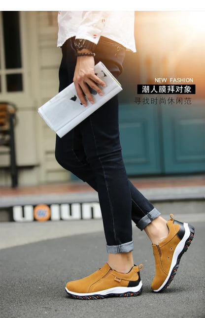 2025 Nye Menns Casual Sportsko - Lette og Komfortable Sko for Utendørs Gåing, Størrelse 38-50"