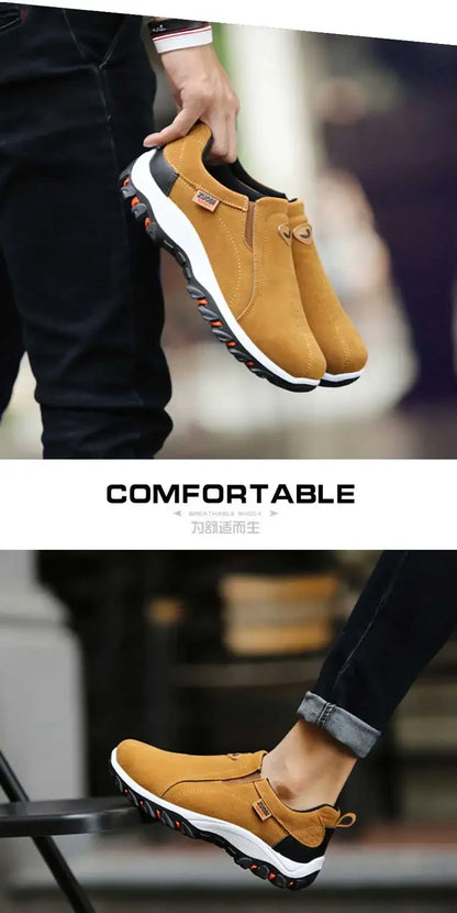 2025 Nye Menns Casual Sportsko - Lette og Komfortable Sko for Utendørs Gåing, Størrelse 38-50"