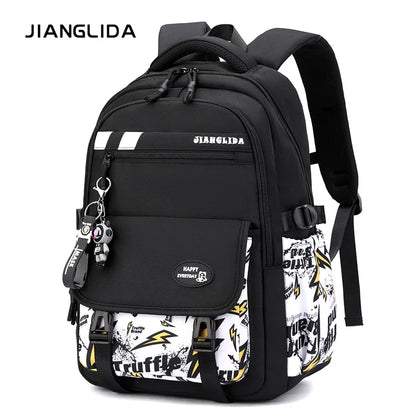 NEW Children Orthopedics School Bags Kids Backpack In Primary Schoolbag For Teenager Boys Waterproof Backpacks Book Bag mochila