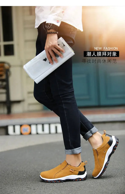 2025 Nye Menns Casual Sportsko - Lette og Komfortable Sko for Utendørs Gåing, Størrelse 38-50"