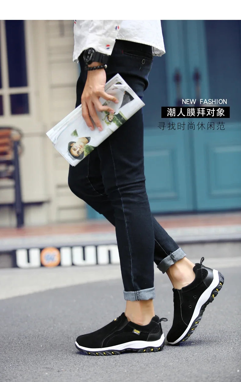 2025 Nye Menns Casual Sportsko - Lette og Komfortable Sko for Utendørs Gåing, Størrelse 38-50"