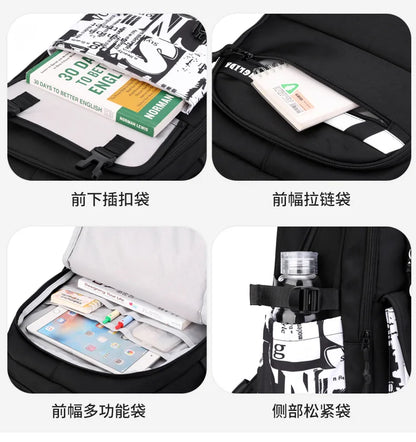 NEW Children Orthopedics School Bags Kids Backpack In Primary Schoolbag For Teenager Boys Waterproof Backpacks Book Bag mochila