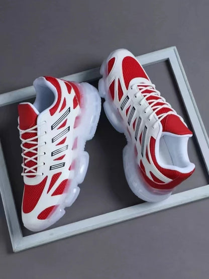 Menns Pustende Løpesko - Lette og Moteriktige Trendy Fargerike Casual Sportsko"