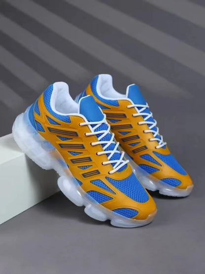 Menns Pustende Løpesko - Lette og Moteriktige Trendy Fargerike Casual Sportsko"