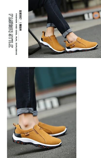 2025 Nye Menns Casual Sportsko - Lette og Komfortable Sko for Utendørs Gåing, Størrelse 38-50"