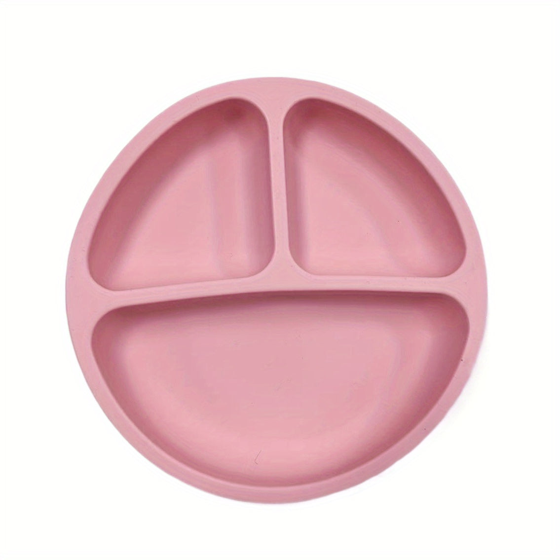100% Silicone Suction Plates For Babies & Toddlers - Stay Put Divided Design, Microwave & Dishwasher Safe!