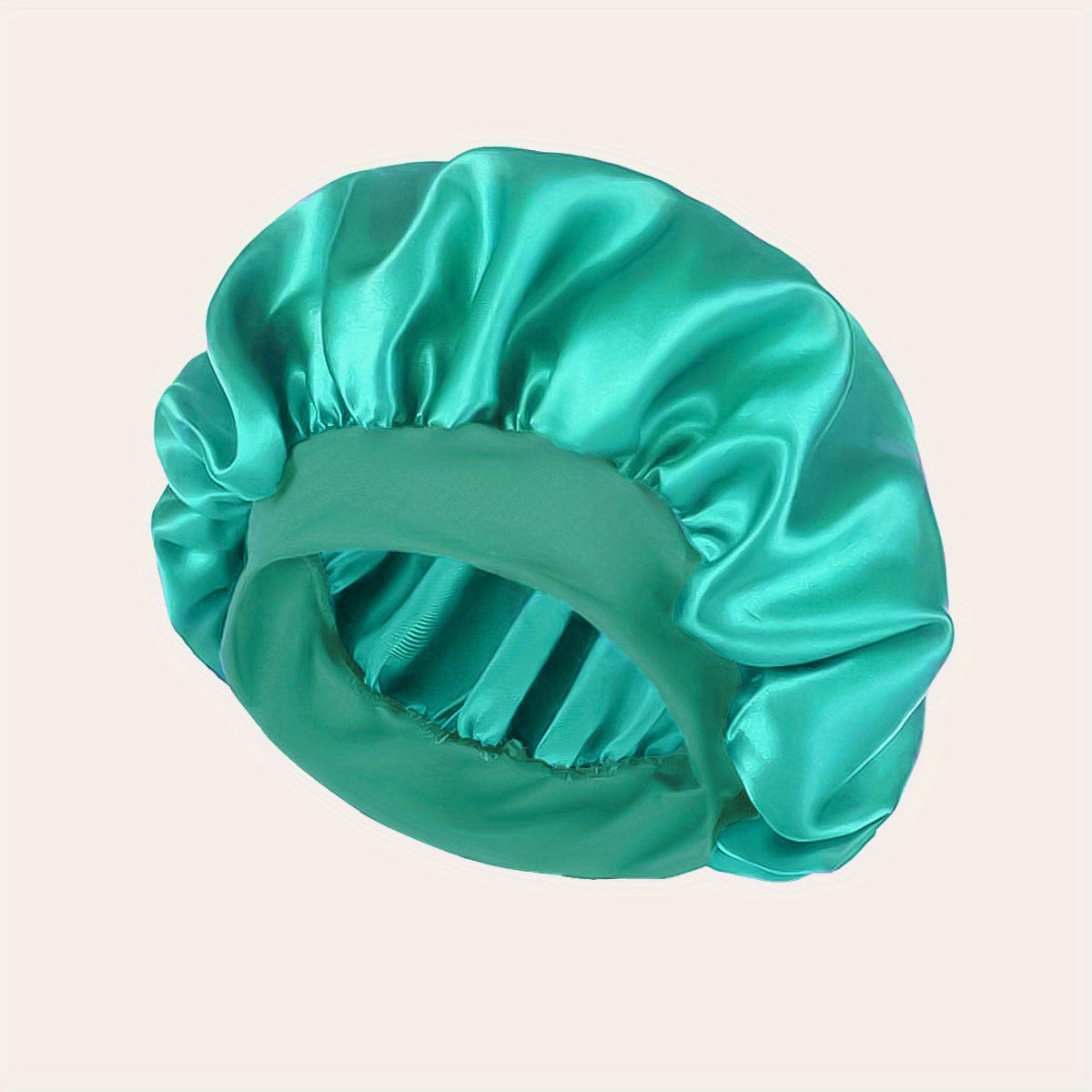 1 Pcs Satin Sleep Cap For Women, Wide Elastic Band Sleep Cap, Fashion Satin Cap For Sleeping, Night Sleeping Head Cover
