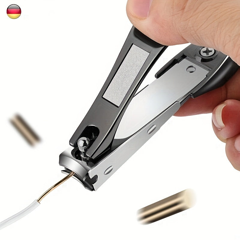 Nail Clipper, Stainless Steel Finger Toenail Clipper Manicure Nail Cutter For Men Women