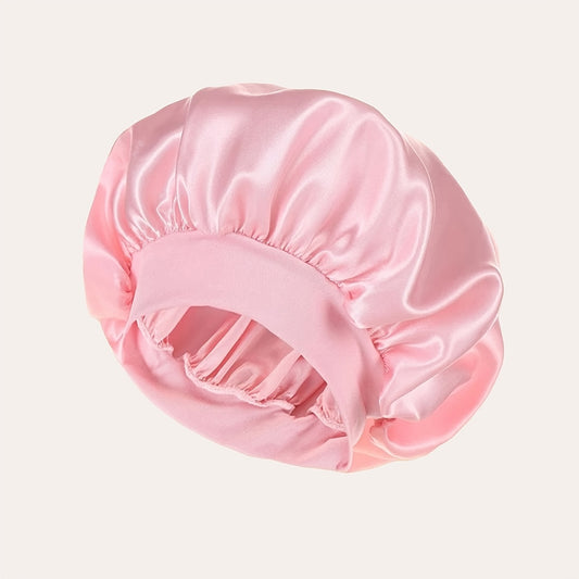 1 Pcs Satin Sleep Cap For Women, Wide Elastic Band Sleep Cap, Fashion Satin Cap For Sleeping, Night Sleeping Head Cover